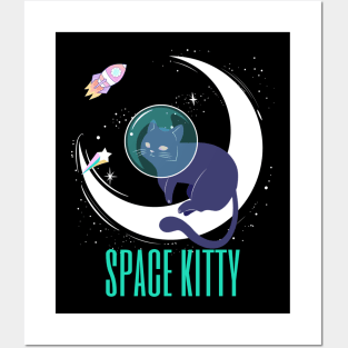 Space Kitty Posters and Art